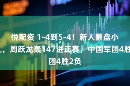 悦配资 1-4到5-4！新人翻盘小司机，周跃龙轰147进正赛，中国军团4胜2负
