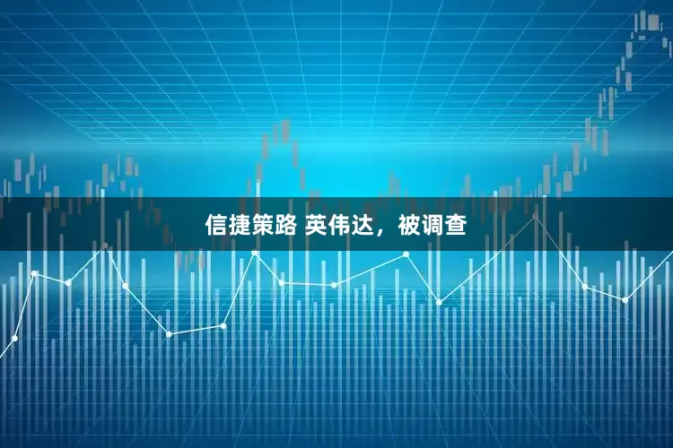 信捷策路 英伟达，被调查