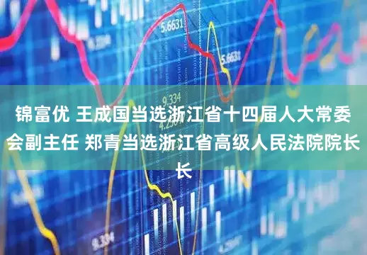 锦富优 王成国当选浙江省十四届人大常委会副主任 郑青当选浙江省高级人民法院院长